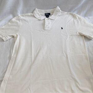 Polo by Ralph Lauren Men's Cream Polo Shirt